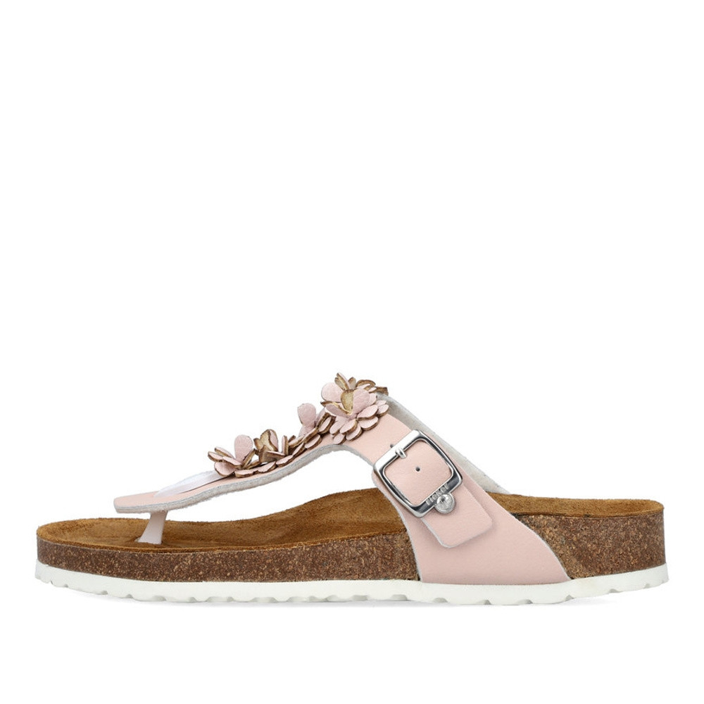 detail Dámské žabky RIEKER V8392-31 růžová S2