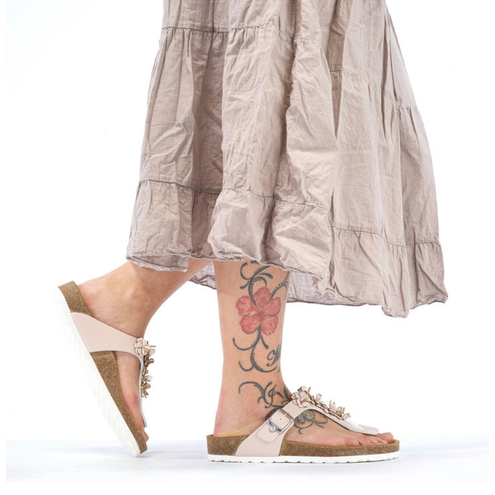 detail Dámské žabky RIEKER V8392-31 růžová S2