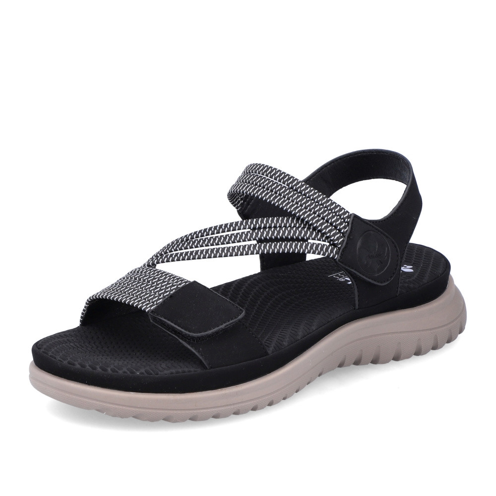 detail Dámské sandály RIEKER RIE-10201468-S2 černá