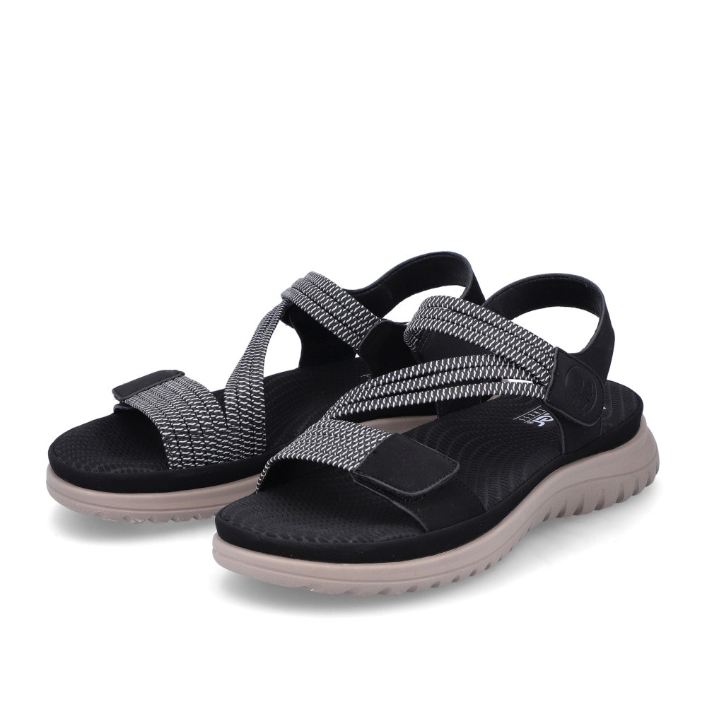 detail Dámské sandály RIEKER RIE-10201468-S2 černá