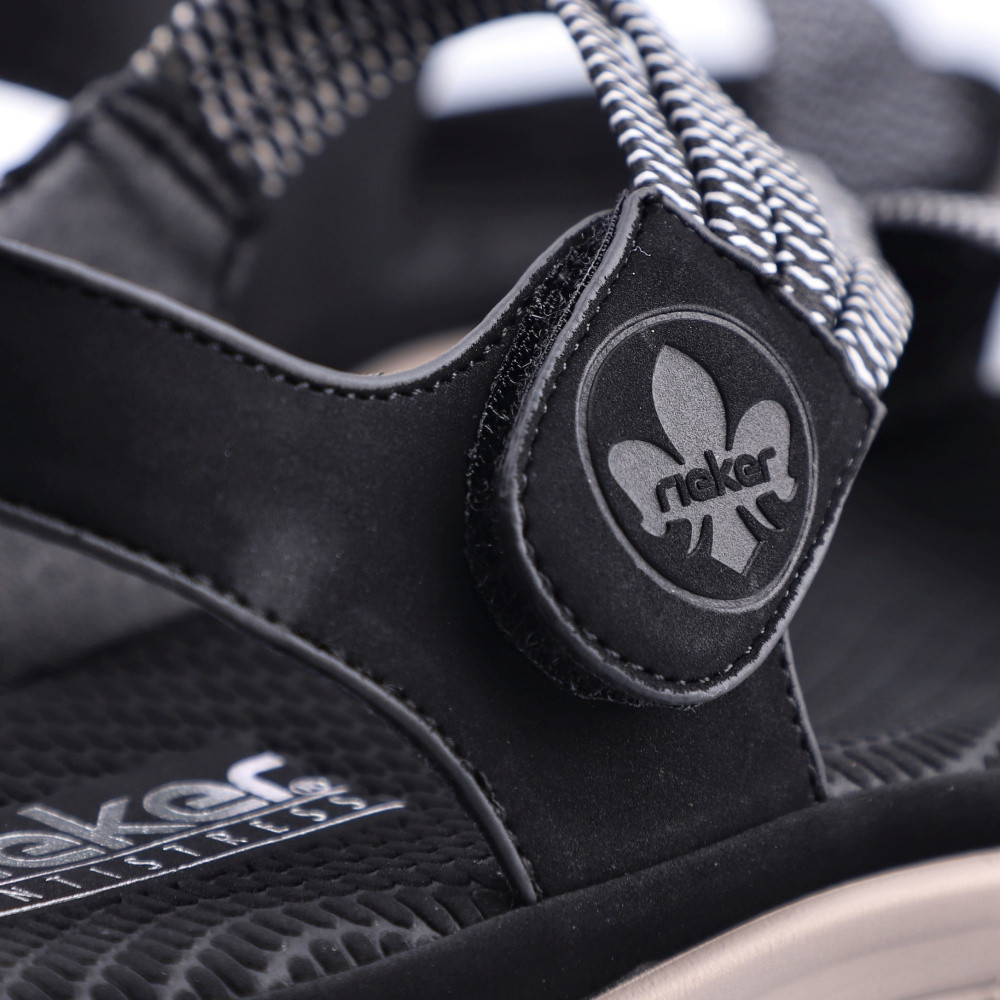 detail Dámské sandály RIEKER RIE-10201468-S2 černá