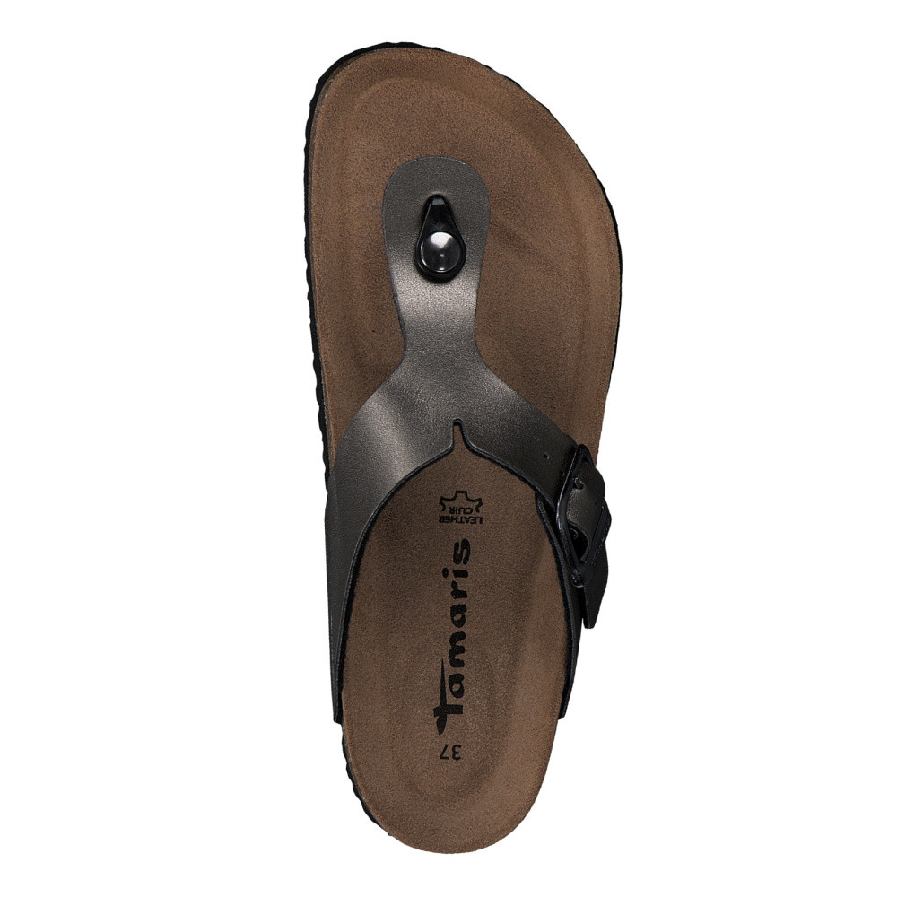 detail Dámské žabky TAMARIS TAM-10201591-S2 šedá