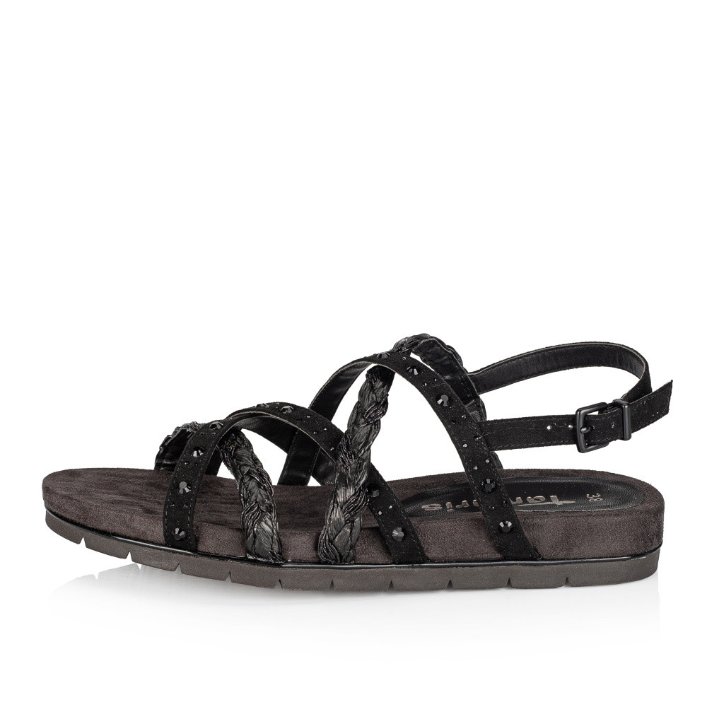 detail Dámské sandály TAMARIS 28128-28-001 černá S2