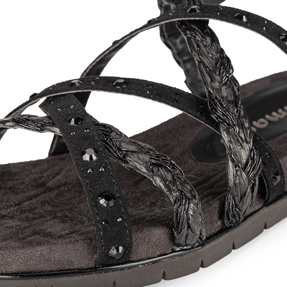 detail Dámské sandály TAMARIS 28128-28-001 černá S2