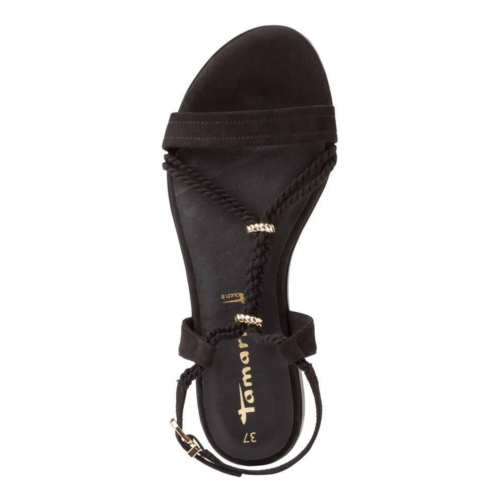 detail Dámské sandály TAMARIS 28129-28-001 černá S2