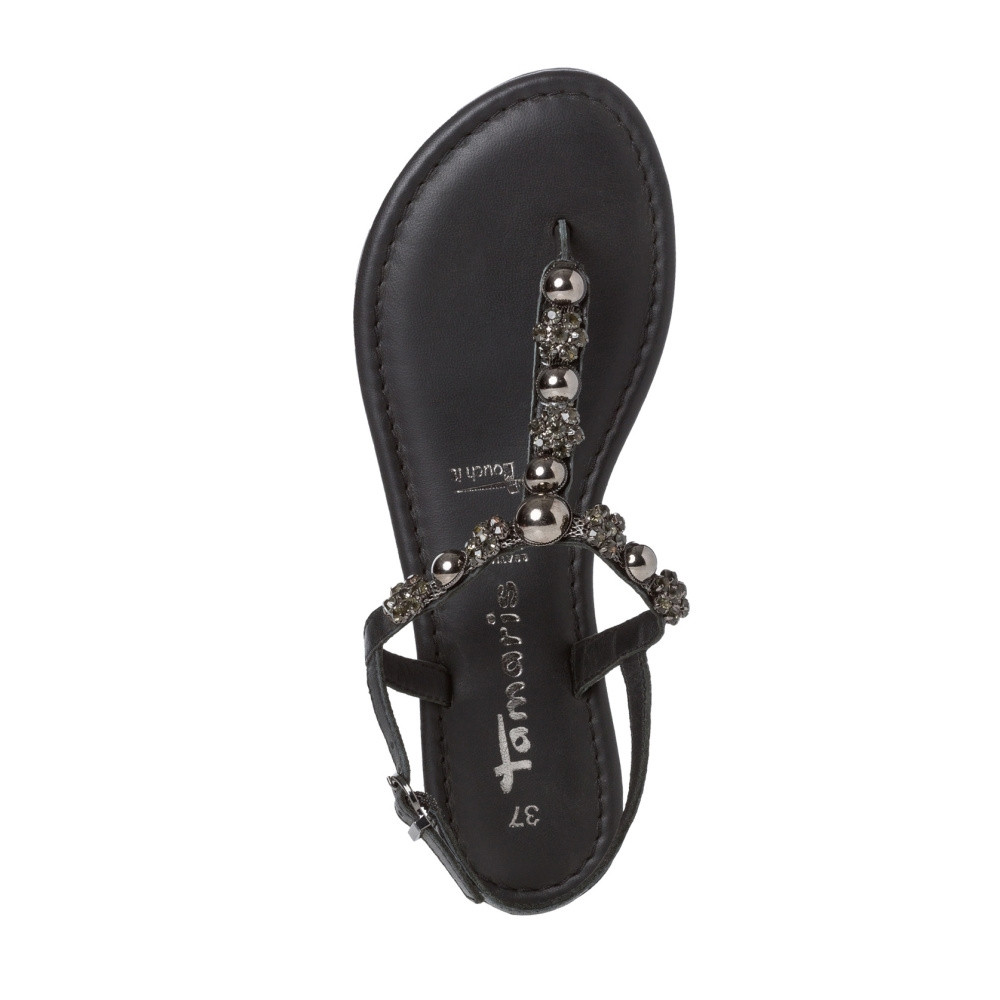 detail Dámské sandály TAMARIS 28134-28-001 černá S2