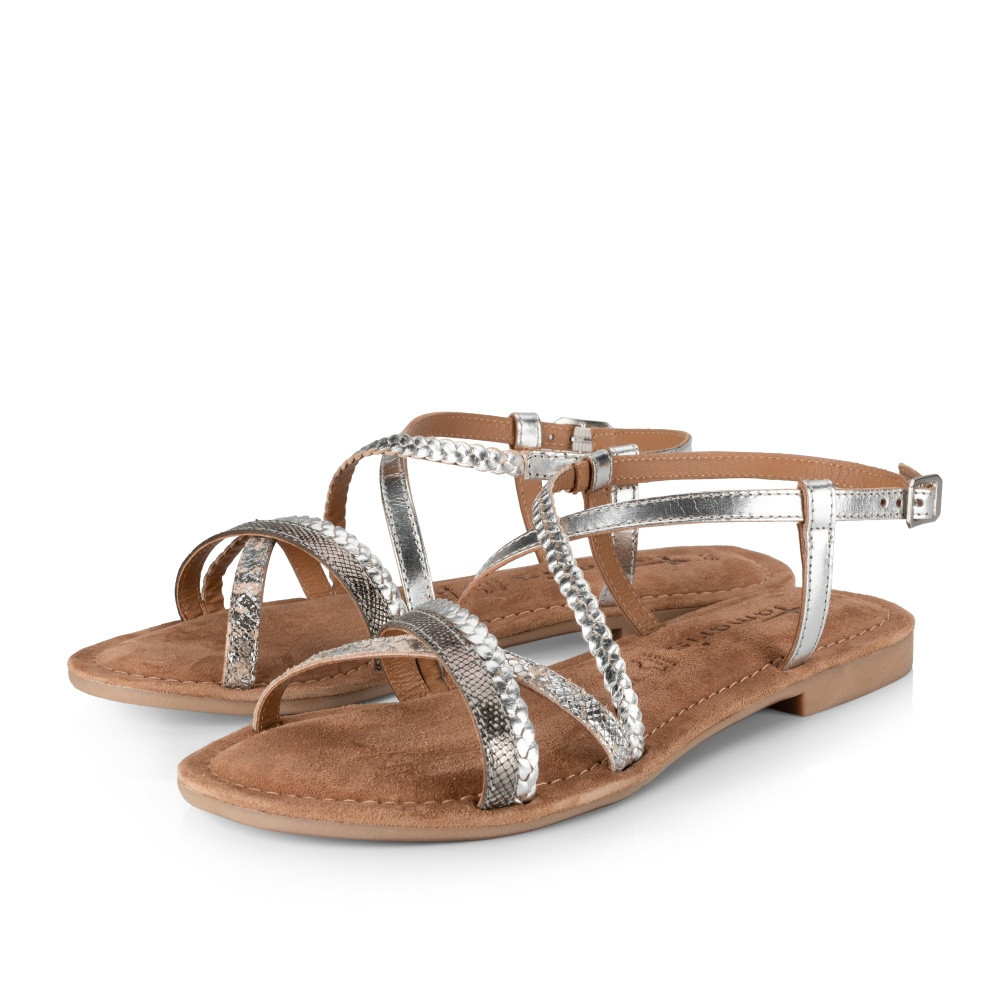 detail Dámské sandály TAMARIS 28139-28-941 stříbrná S2