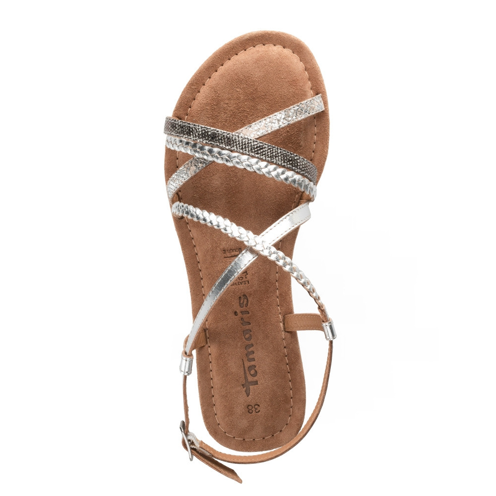 detail Dámské sandály TAMARIS 28139-28-941 stříbrná S2