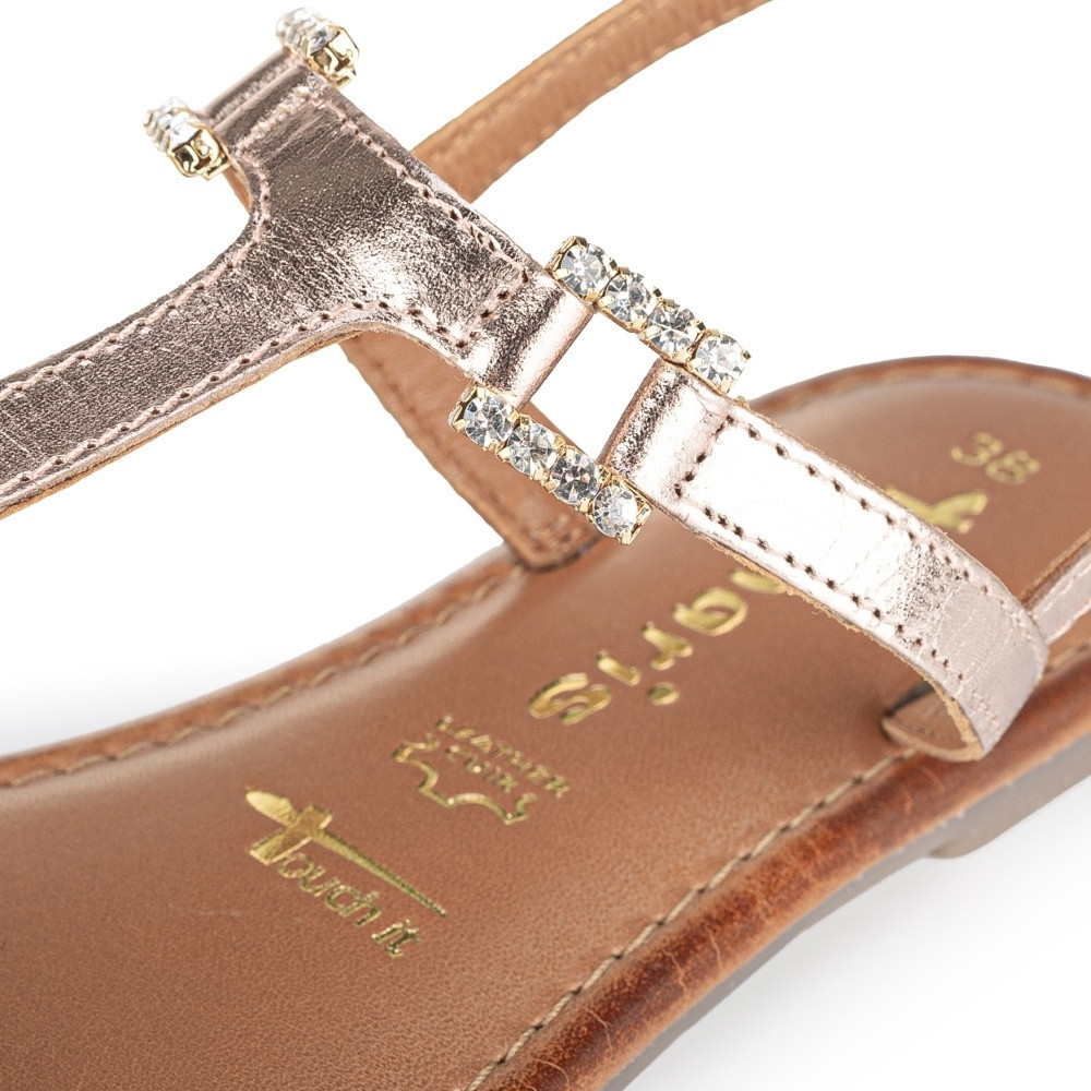 detail Dámské sandály TAMARIS 28151-38-952 zlatá S2