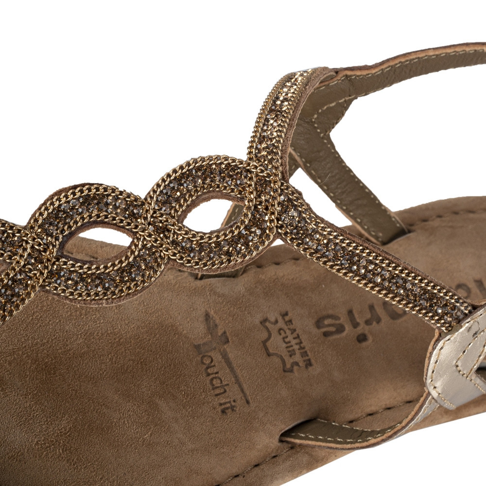 detail Dámské sandály TAMARIS TAM-10201690-S2 zlatá
