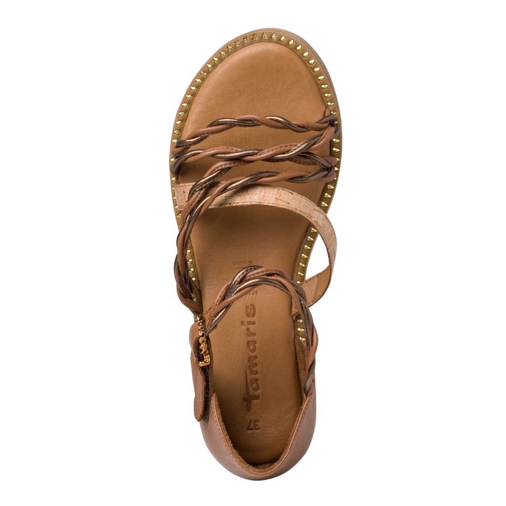 detail Dámské sandály TAMARIS TAM-10201696-S2 hnědá