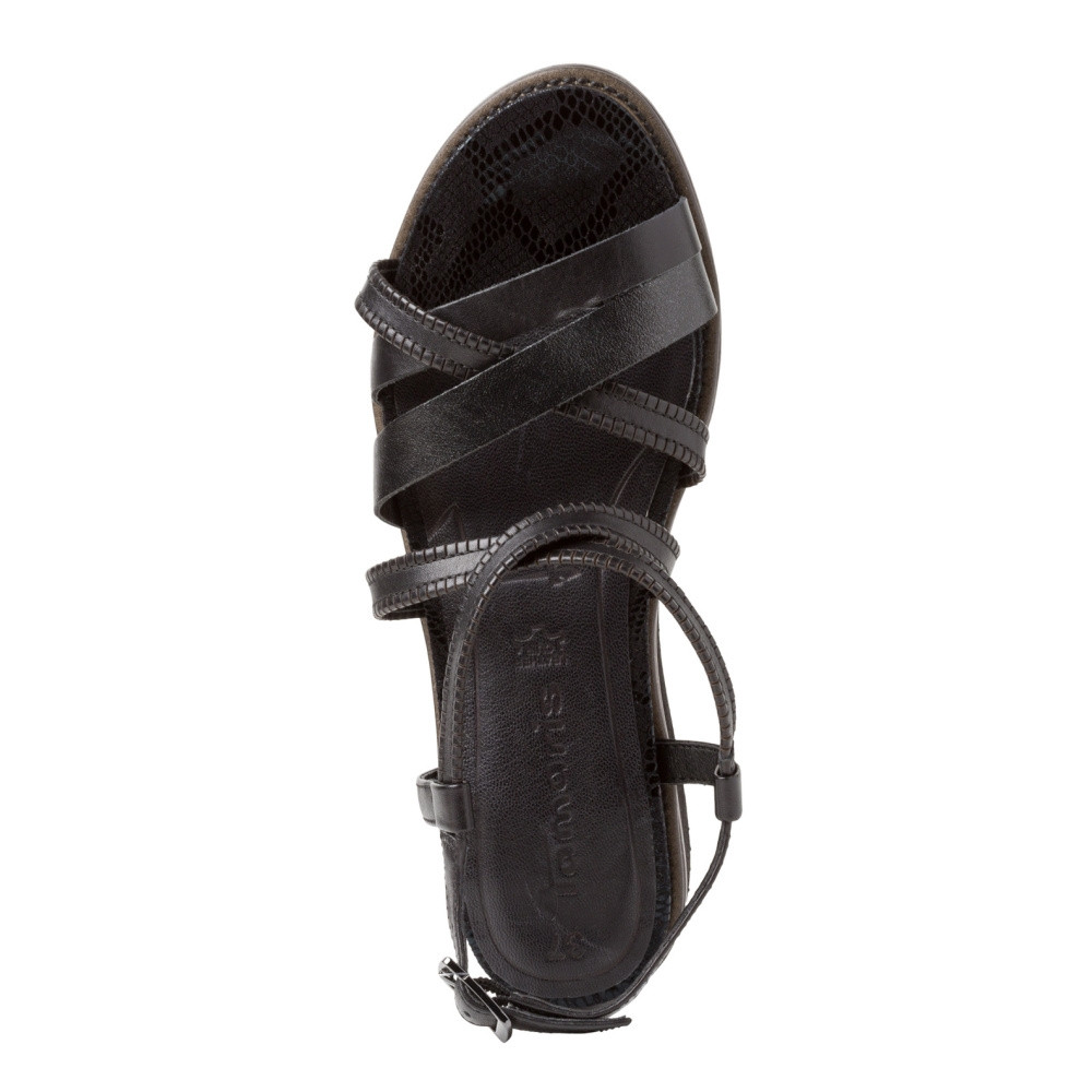 detail Dámské sandály TAMARIS 28207-28-001 černá S2