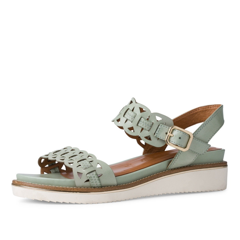 detail Dámské sandály TAMARIS 28223-28-760 zelená S2