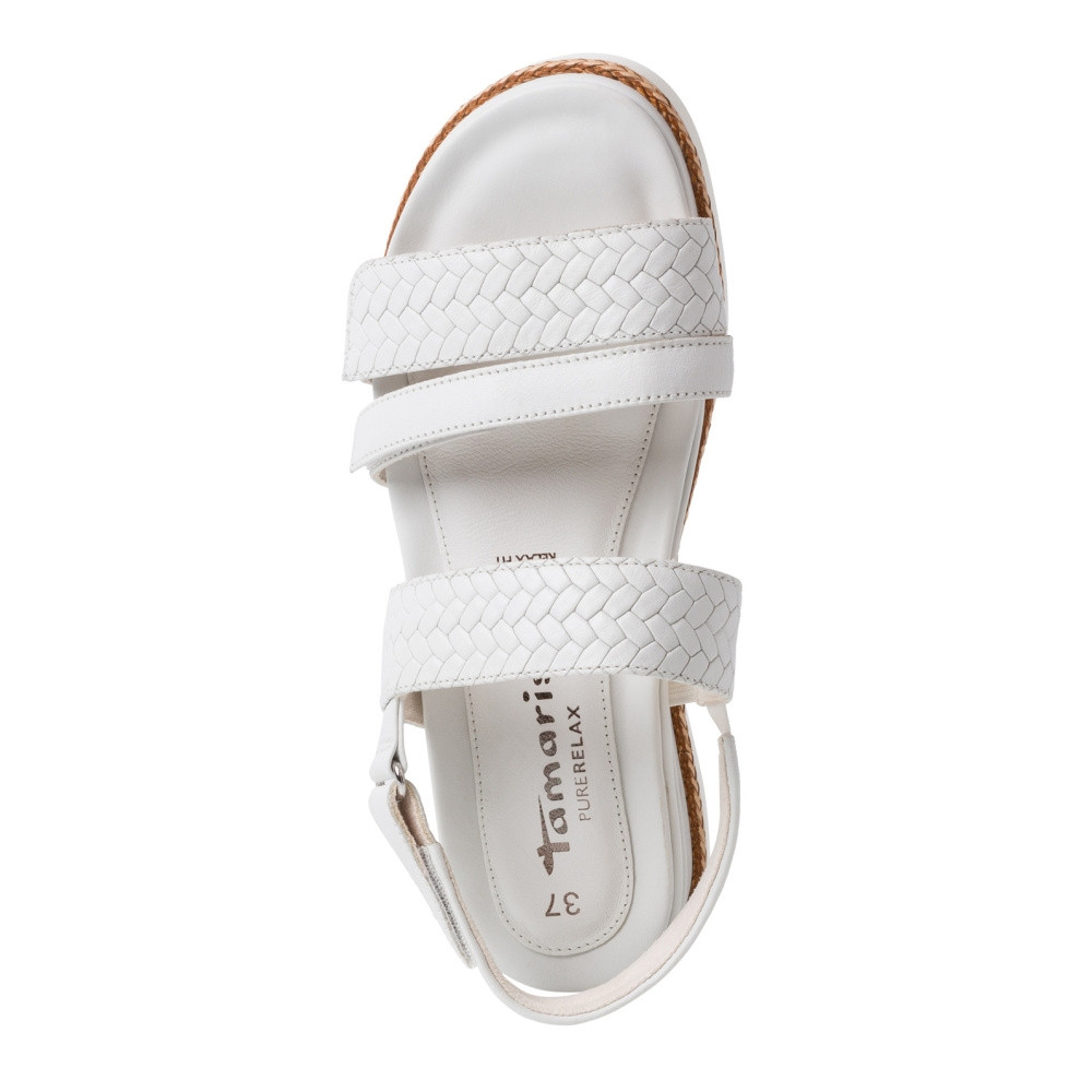 detail Dámské sandály TAMARIS 28227-28-110 bílá S2