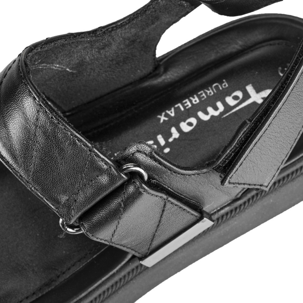 detail Dámské sandály TAMARIS 28235-28-001 černá S2