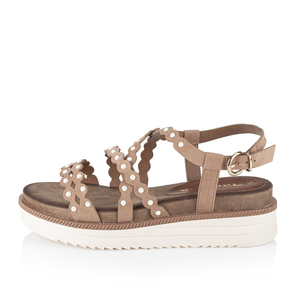 detail Dámské sandály TAMARIS 28253-28-318 béžová S2