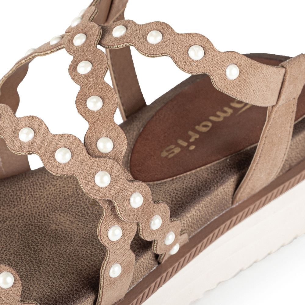 detail Dámské sandály TAMARIS 28253-28-318 béžová S2