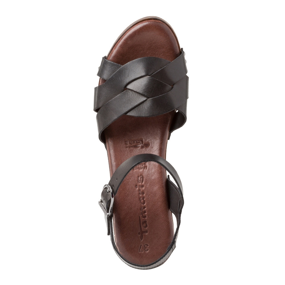 detail Dámské sandály TAMARIS 28331-28-001 černá S2