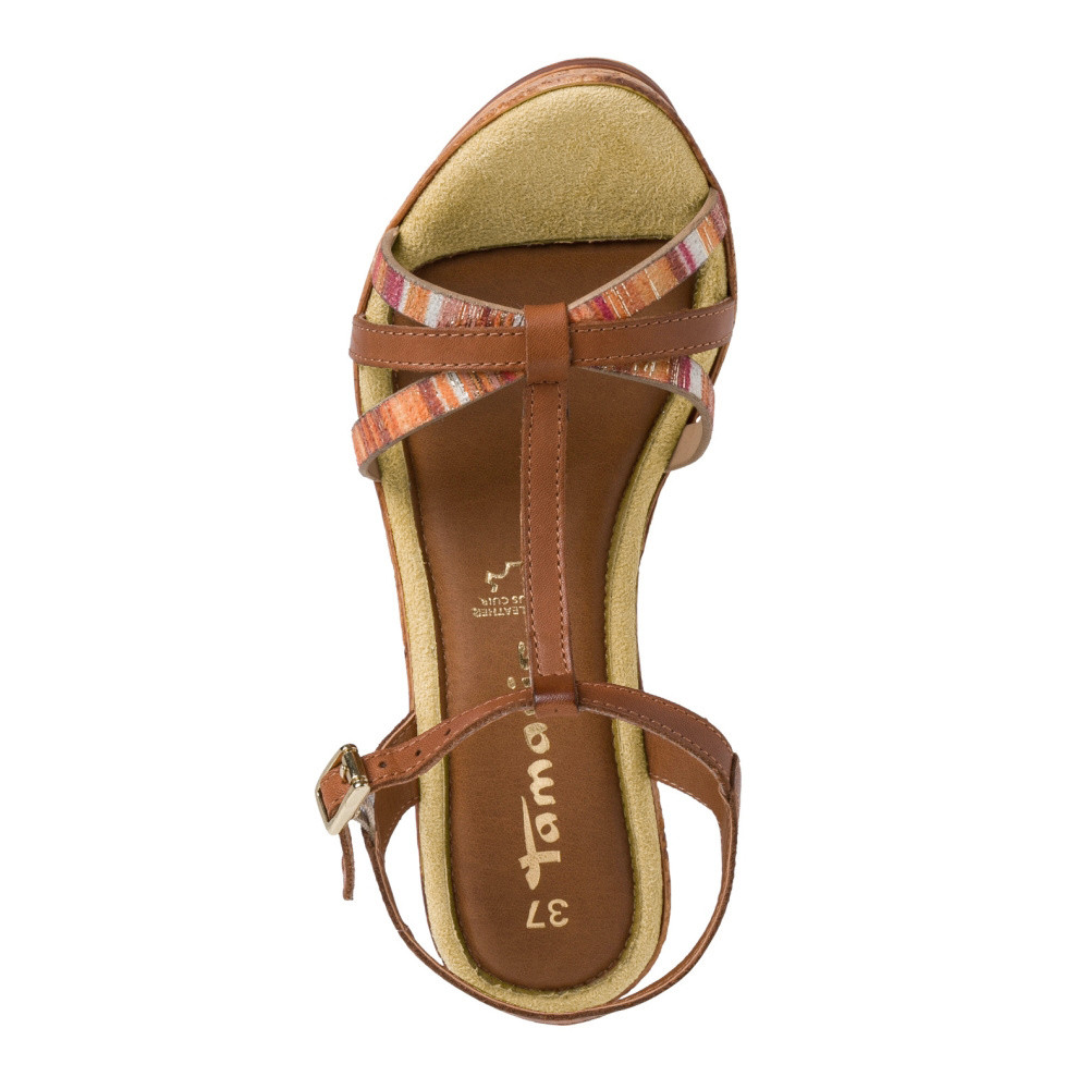 detail Dámské sandály TAMARIS 28347-28-392 hnědá S2