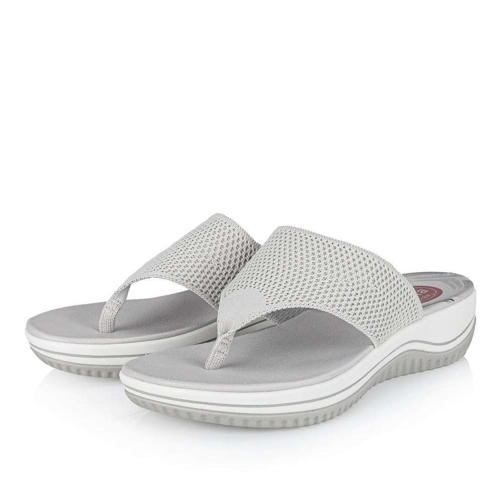 detail Dámské žabky JANA JAN-10201945-S3 šedá