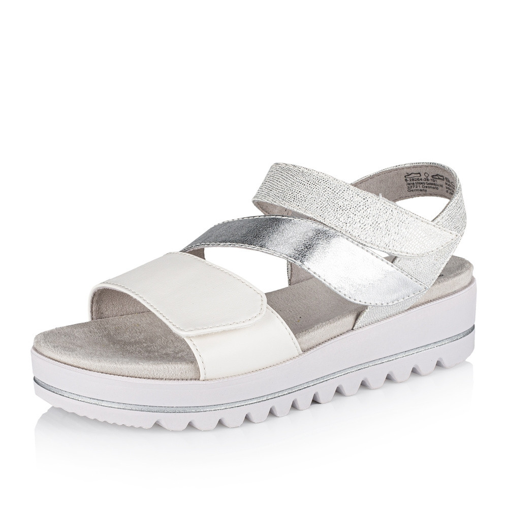 detail Dámské sandály JANA JAN-10201956-S2 stříbrná