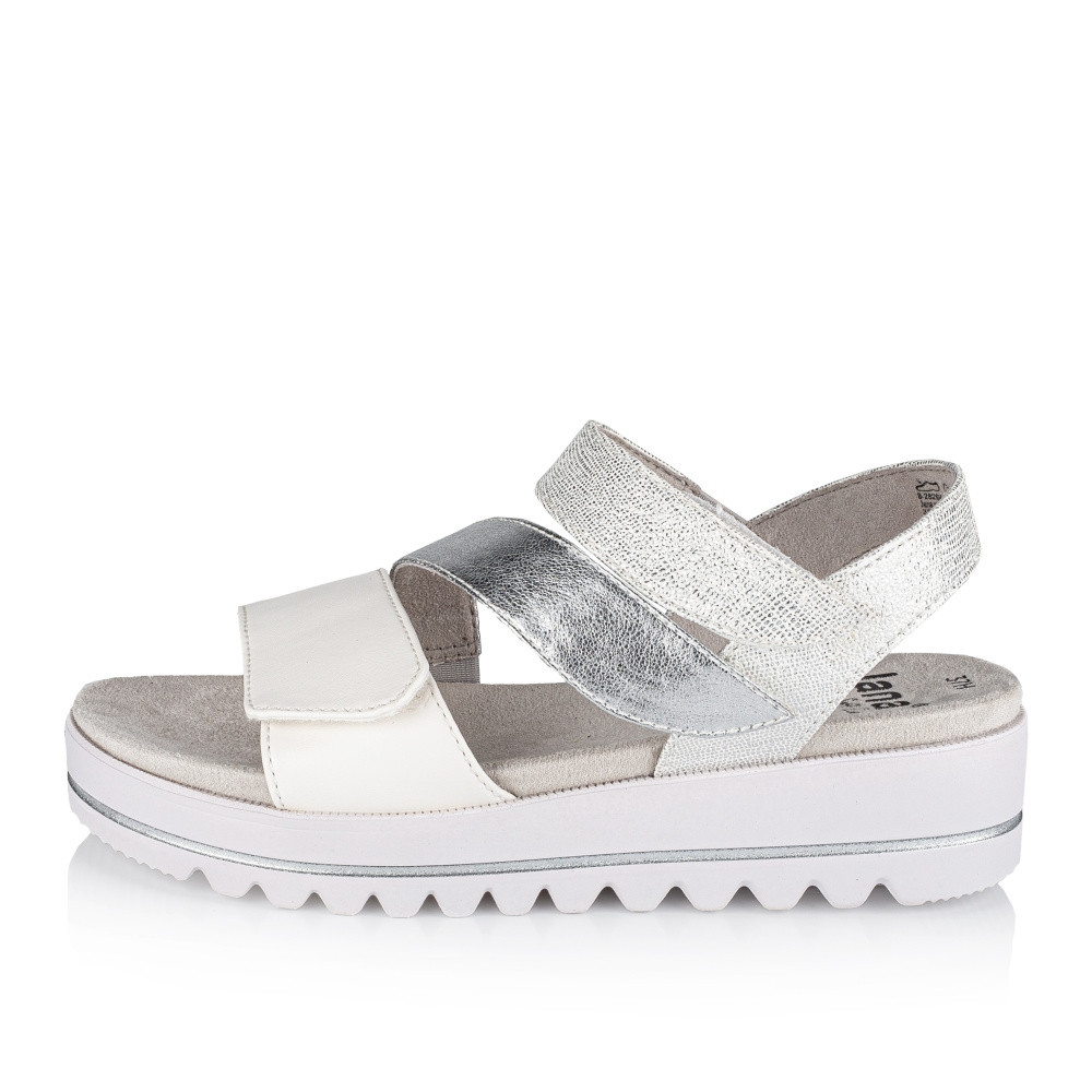 detail Dámské sandály JANA JAN-10201956-S2 stříbrná