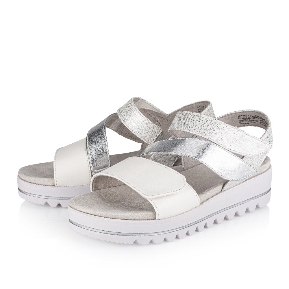 detail Dámské sandály JANA JAN-10201956-S2 stříbrná