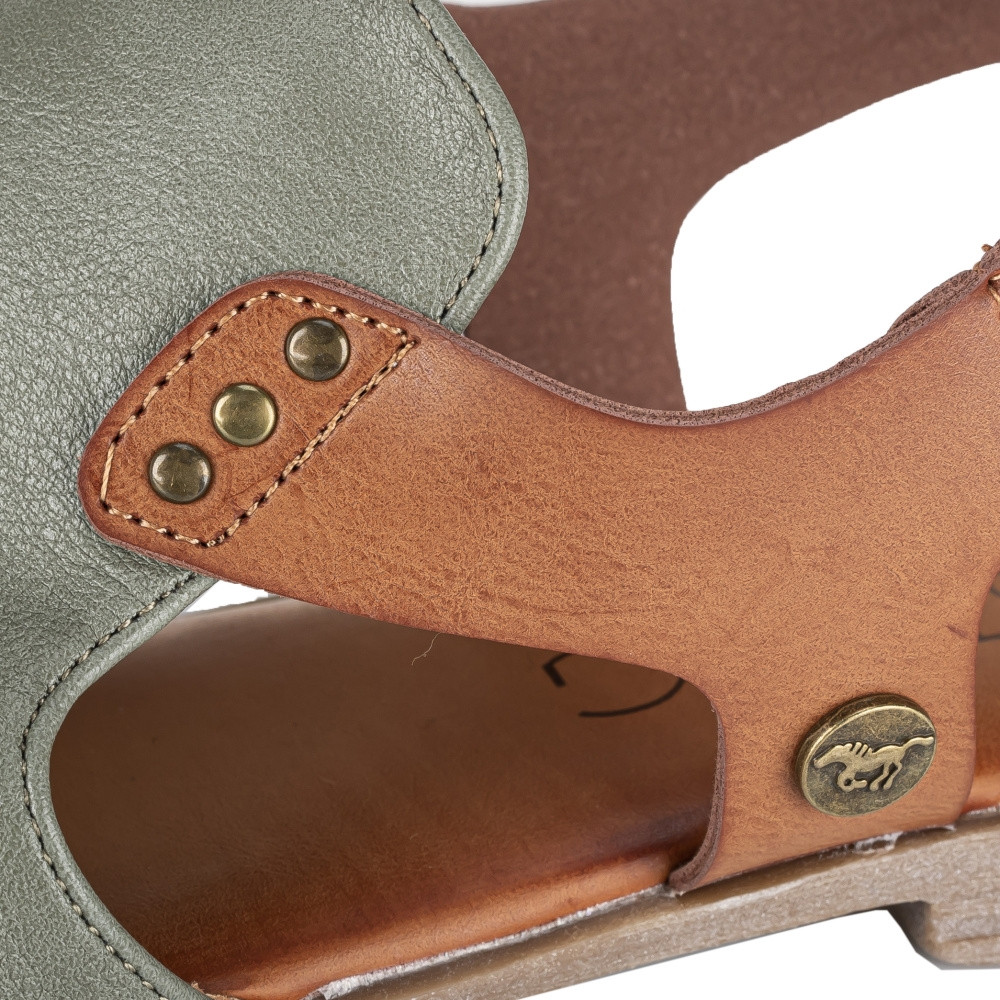 detail Dámské sandály MUSTANG MUS-10201988-S2 zelená