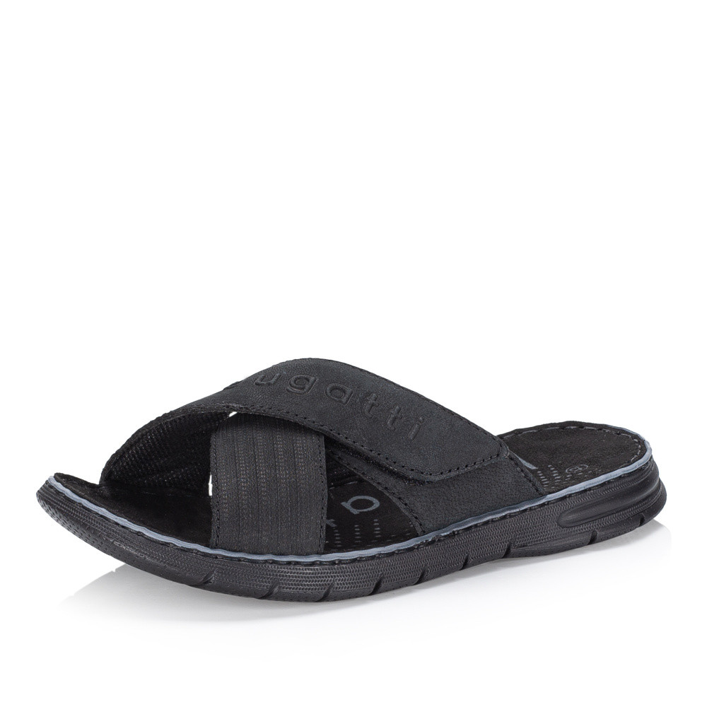 detail Pánské nazouváky BUGATTI A3282-1000 černá S5