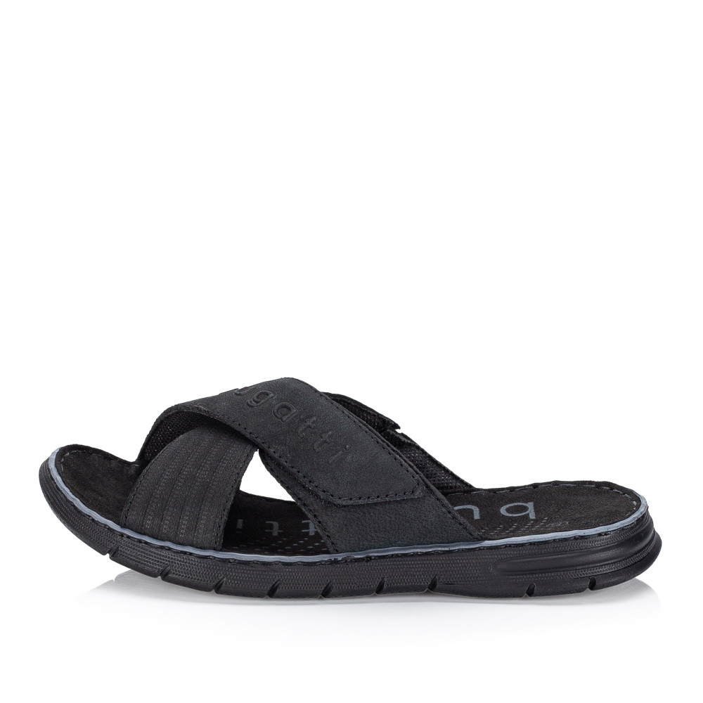 detail Pánské nazouváky BUGATTI A3282-1000 černá S5