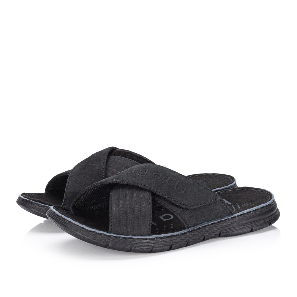 detail Pánské nazouváky BUGATTI A3282-1000 černá S5