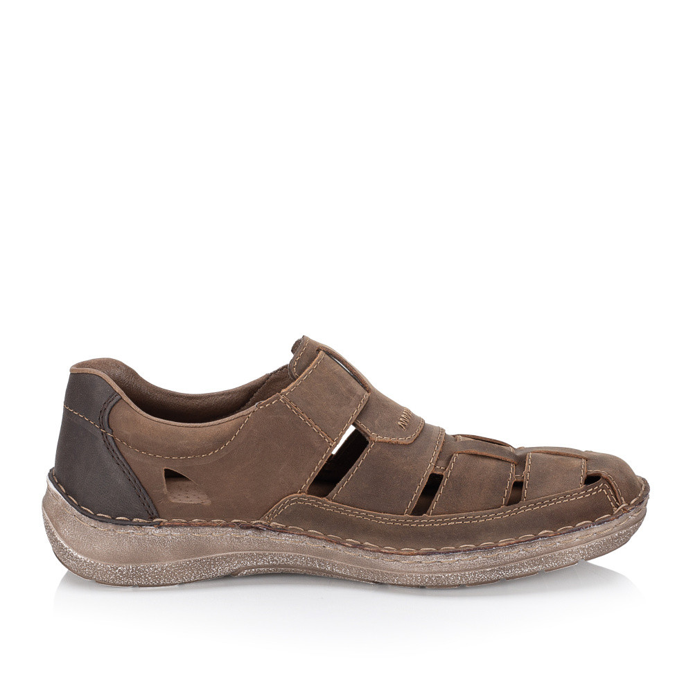 detail Pánské polobotky RIEKER 03078-25 hnědá S5