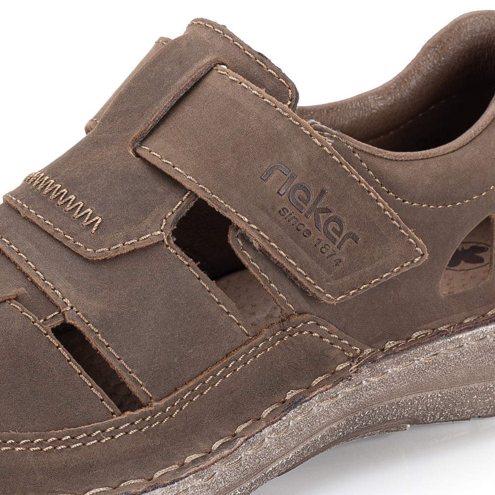 detail Pánské polobotky RIEKER 03078-25 hnědá S5