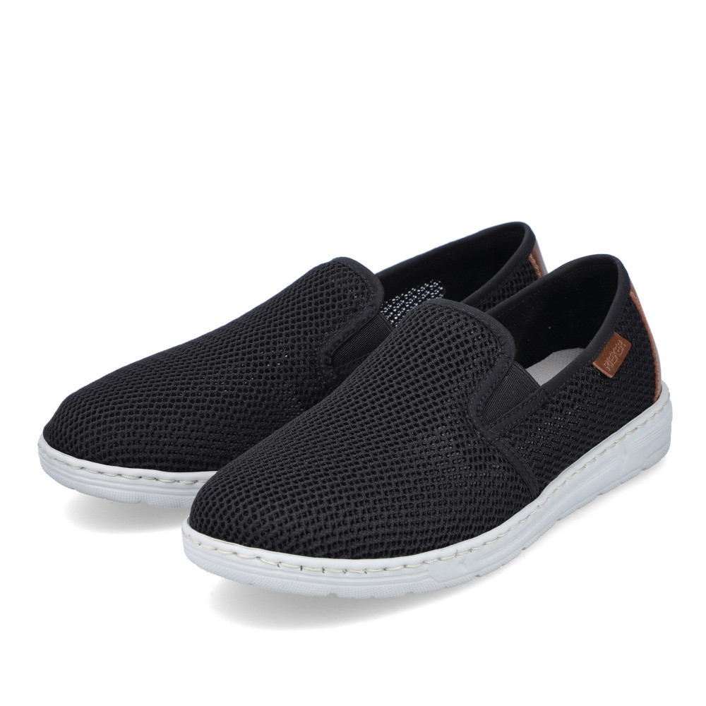 detail Pánské mokasíny RIEKER 08676-00 černá S3