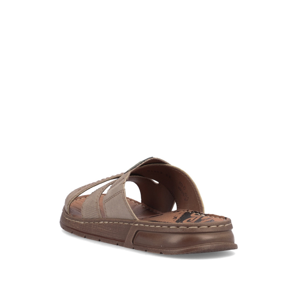 detail Pánské nazouváky RIEKER 21253-64 béžová S3