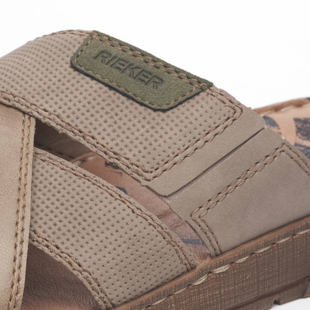 detail Pánské nazouváky RIEKER 21253-64 béžová S3