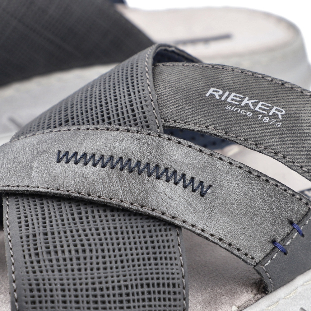 detail Pánské nazouváky RIEKER RIE-10202064-S3 šedá