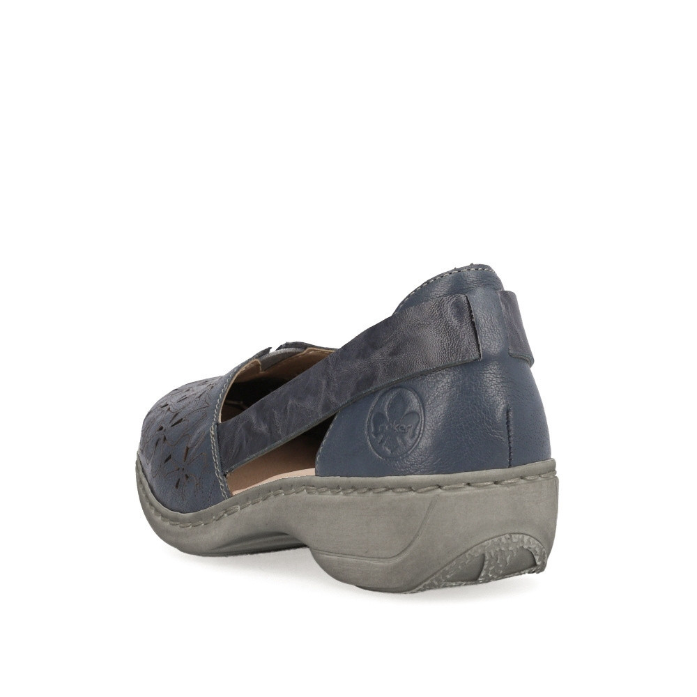 detail Dámské baleríny RIEKER RIE-10202069-S3 modrá