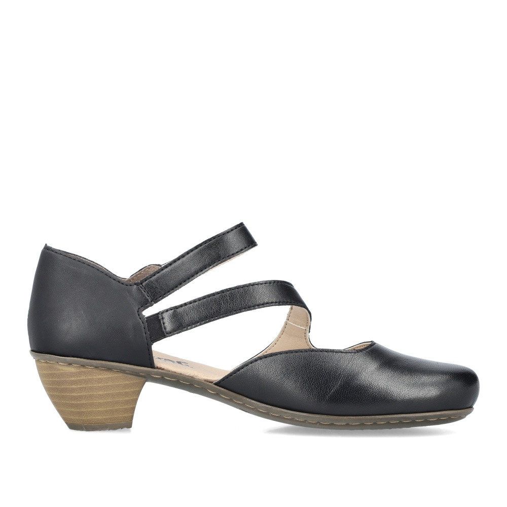 detail Dámske lodičky RIEKER 41780-00 čierna S5