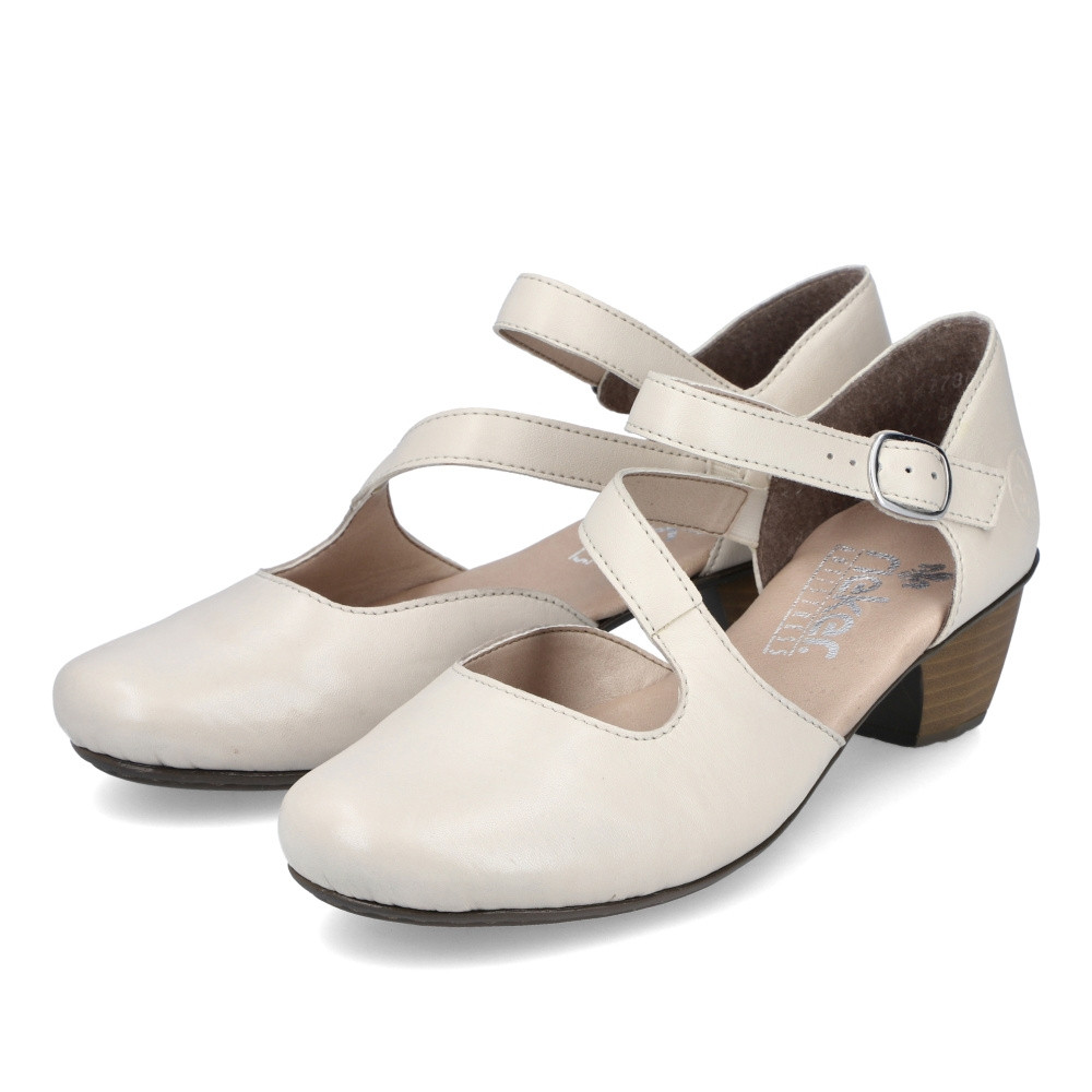 detail Dámské lodičky RIEKER RIE-10202079-S3 bílá