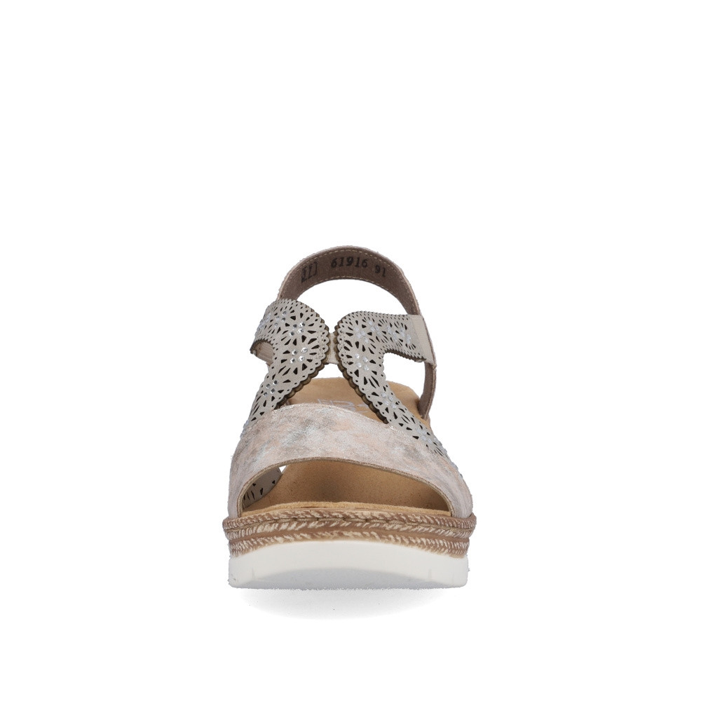 detail Dámské sandály RIEKER 61916-91 šedá S3