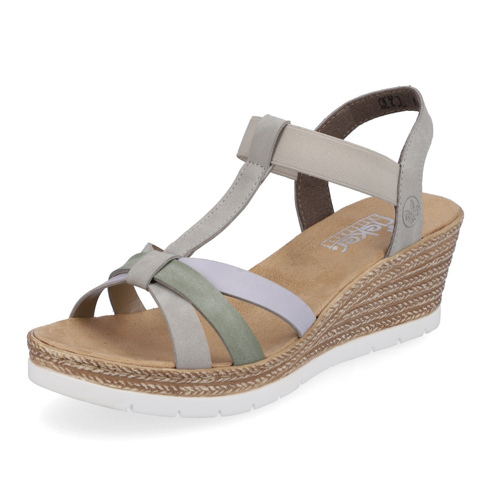 detail Dámské sandály RIEKER RIE-10202097-S3 šedá