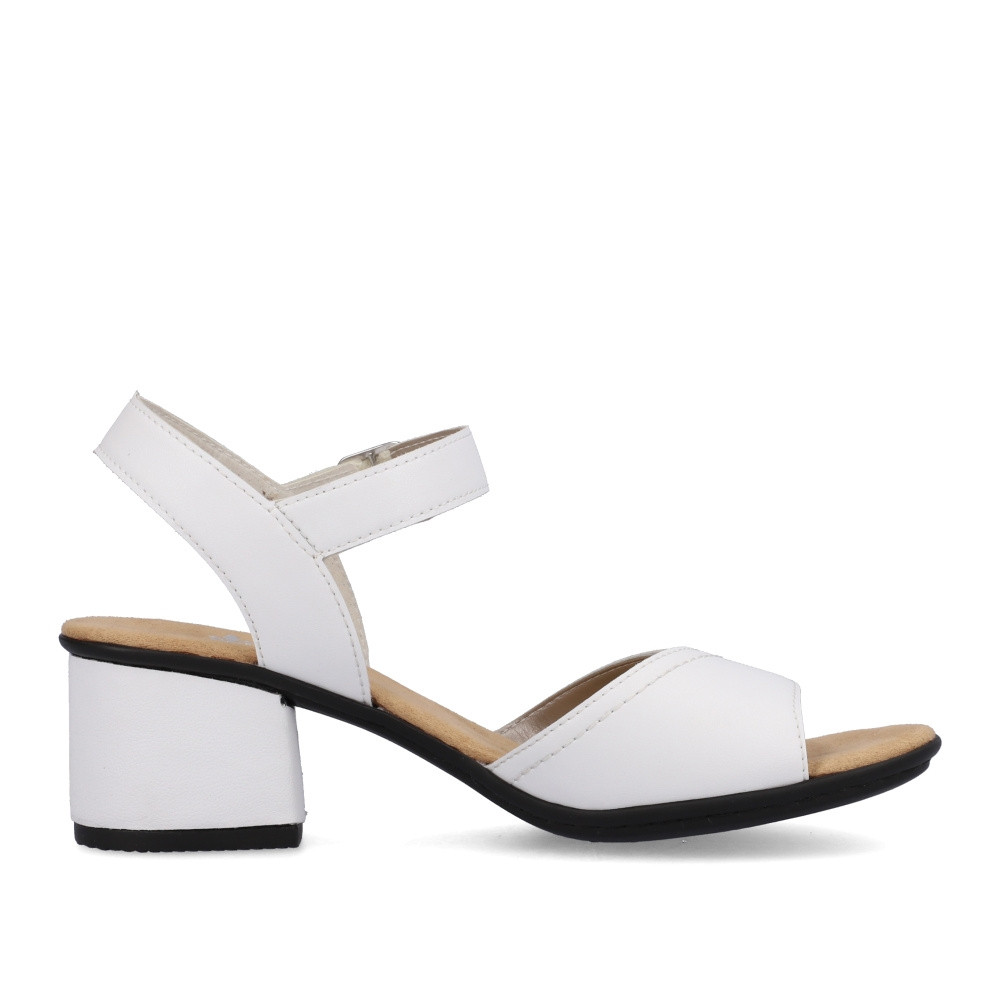 detail Dámské sandály RIEKER 64650-80 bílá S3