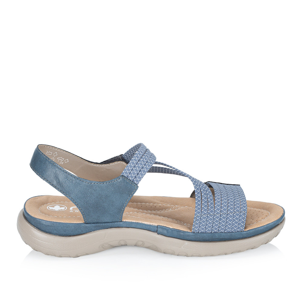 detail Dámské sandály RIEKER 64870-14 modrá S6