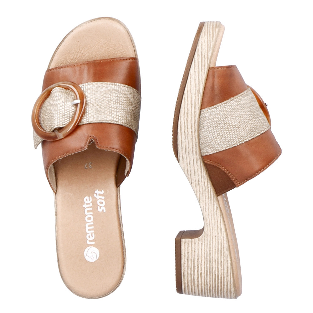 detail Dámské nazouváky REMONTE RIE-10202170-S3 hnědá