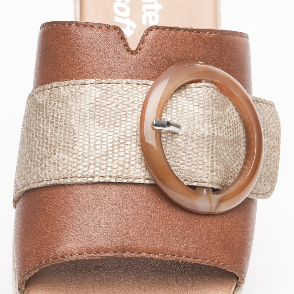 detail Dámské nazouváky REMONTE RIE-10202170-S3 hnědá