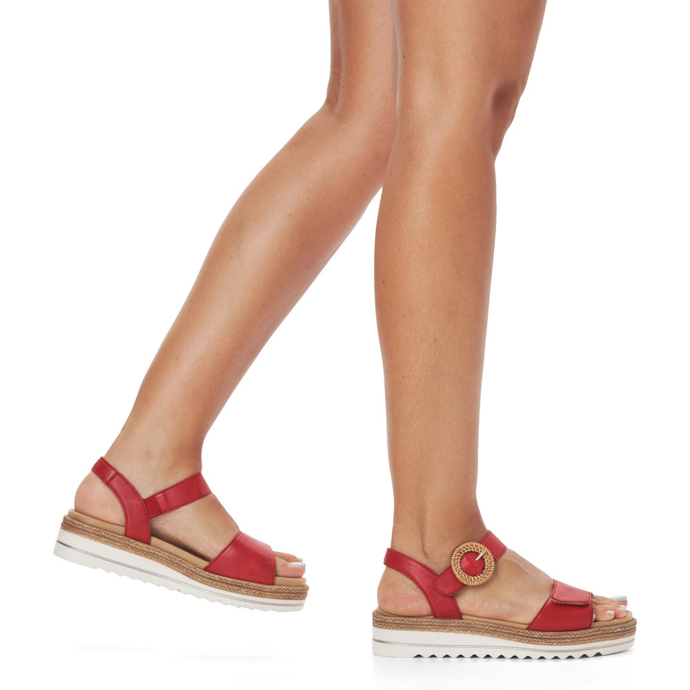 detail Dámské sandály REMONTE RIE-10202188-S3 červená