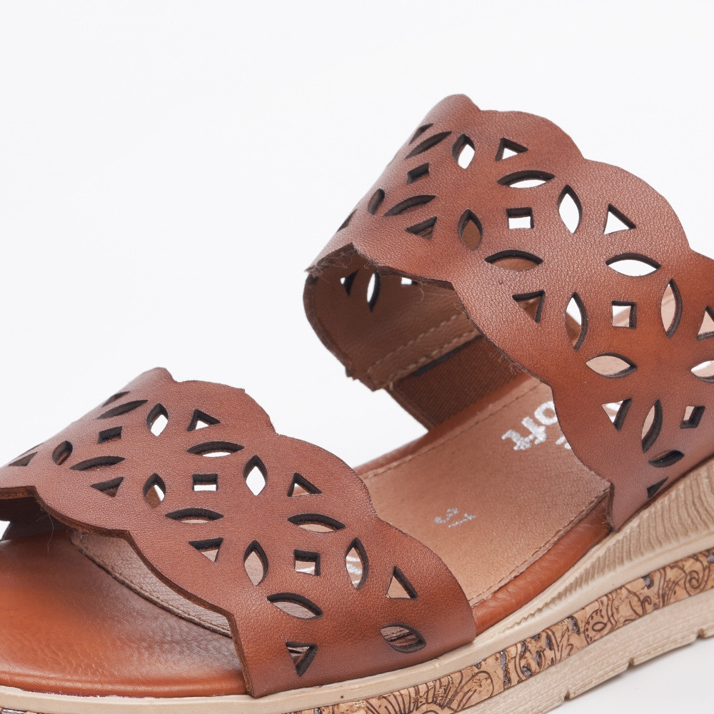 detail Dámské nazouváky REMONTE D3065-24 hnědá S3