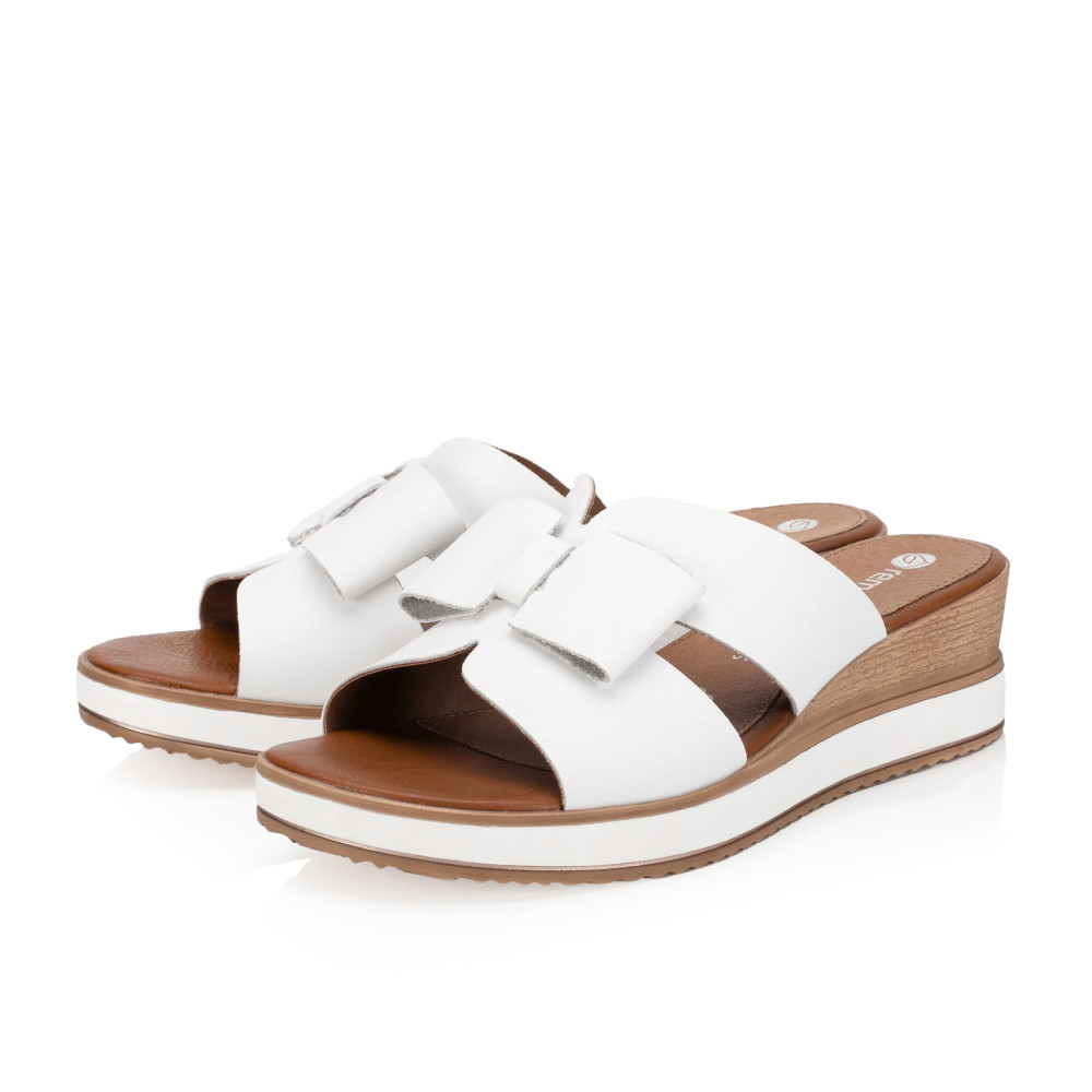 detail Dámské nazouváky REMONTE D6456-80 bílá S5