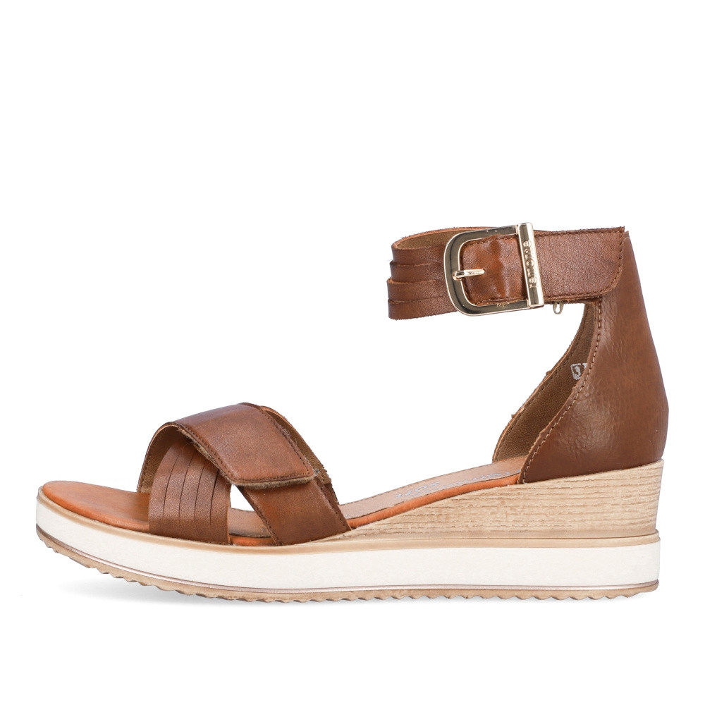 detail Dámské sandály REMONTE D6458-25 hnědá S3